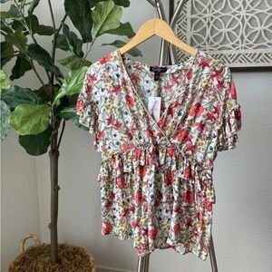 Jessica Simpson | Ashby Gardenia Multi Floral Top